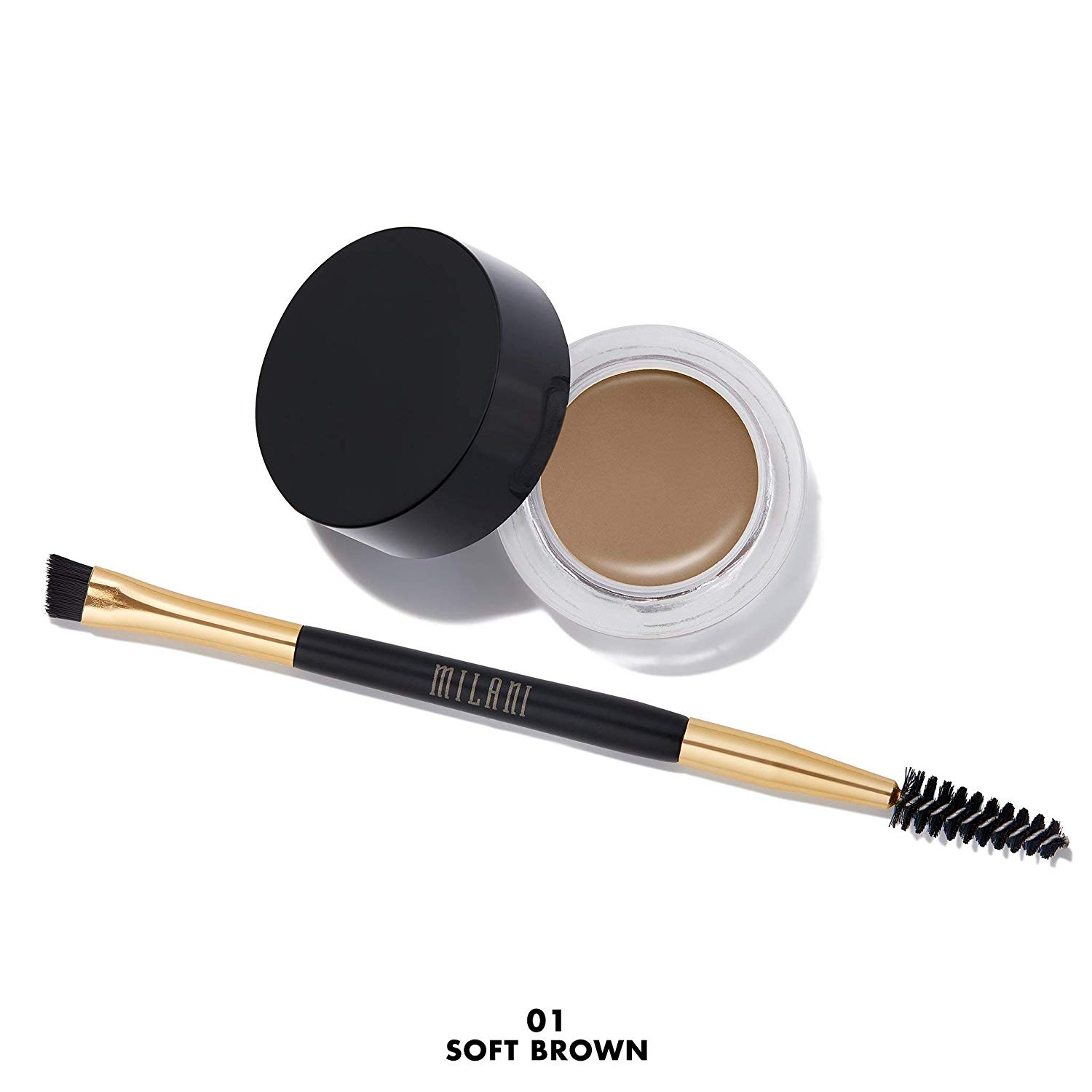 Milani Stay Put Brow Color - Soft Brown